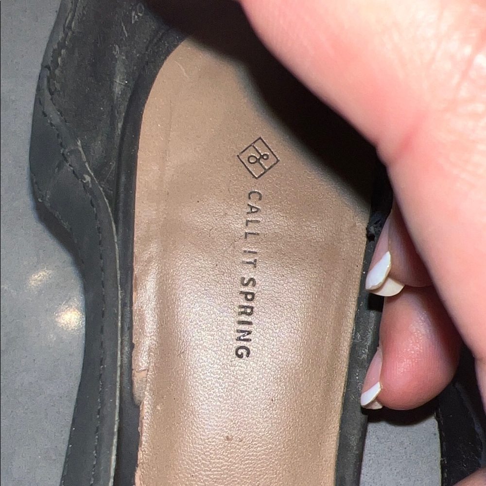 Call It Spring Black Pointed Flats - Picture 4 of 4